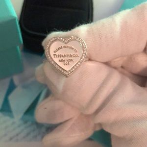 Tiffany Heart “Return to Tiffany” Ring w/ Diamonds
